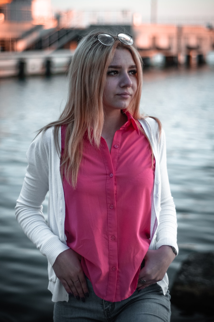 Photo pink shirt